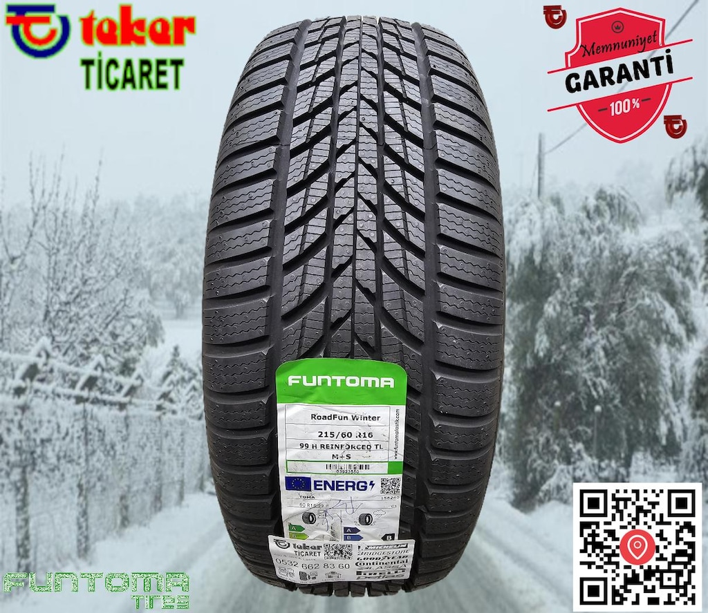 215 60 16 FUNTOMA WINTER #kış & kar lastiği# Teker Ticaret ÜT2026