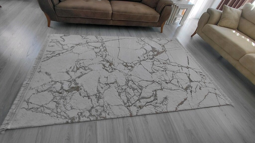Mermer Desenli Modern Salon Halısı 160×230 / Çok Temiz (4m2) - 2