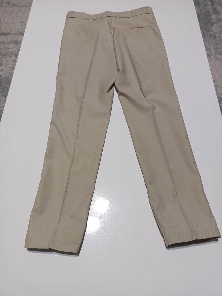 8-9 YAŞ slim fit sivri yaka ceket pantolon çocuk smokin set Bej - 10