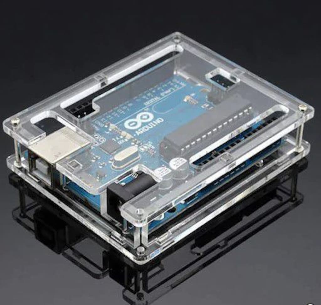 Arduino Uno R3 Akrilik Şeffaf Muhafaza Kutusu - 2