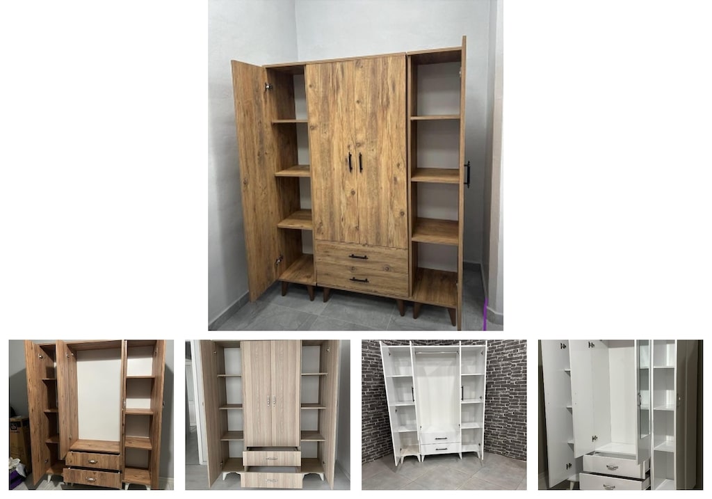4 kapaklı elbise dolabı lnyylnrpuc - 2
