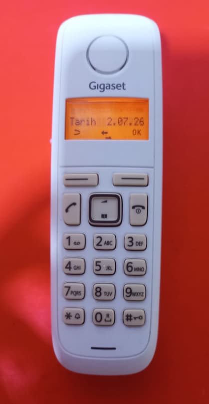 Gigaset A120 Telsiz Telefon (Yeni gibi , Yeni pil , Kaliteli ses) - 4