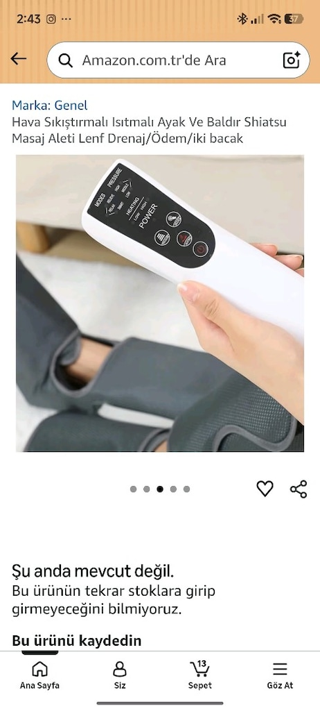 Lenf Drenaj Bacak Masaj Aleti - 3