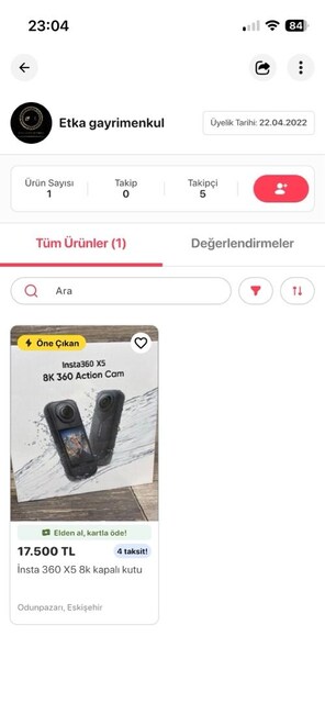 Emre Erdem Tarafından Dolandırılanlar Bizi Arasın! İnsta 360 DJI Osmo