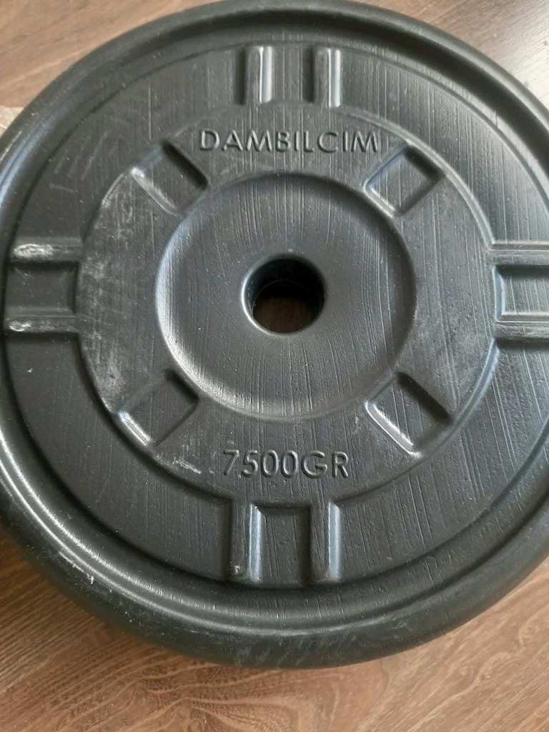 Ev Tipi Ağırlık Seti + Z Bar + Dambıl Barı + Zemin Matı - 6
