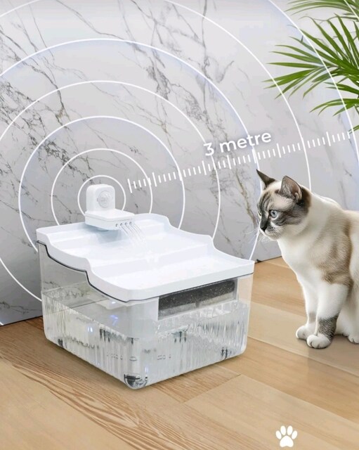 otomatik sensörlü kedi su sebili