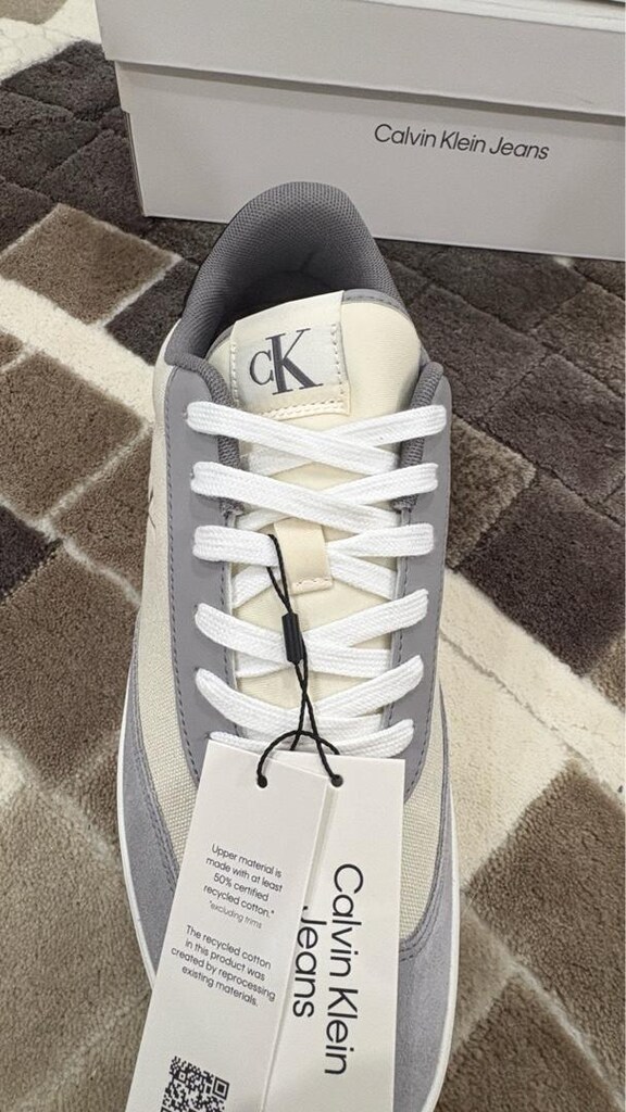 Calvin Klein Erkek Beyaz Spor Ayakkabı Sneaker - 4