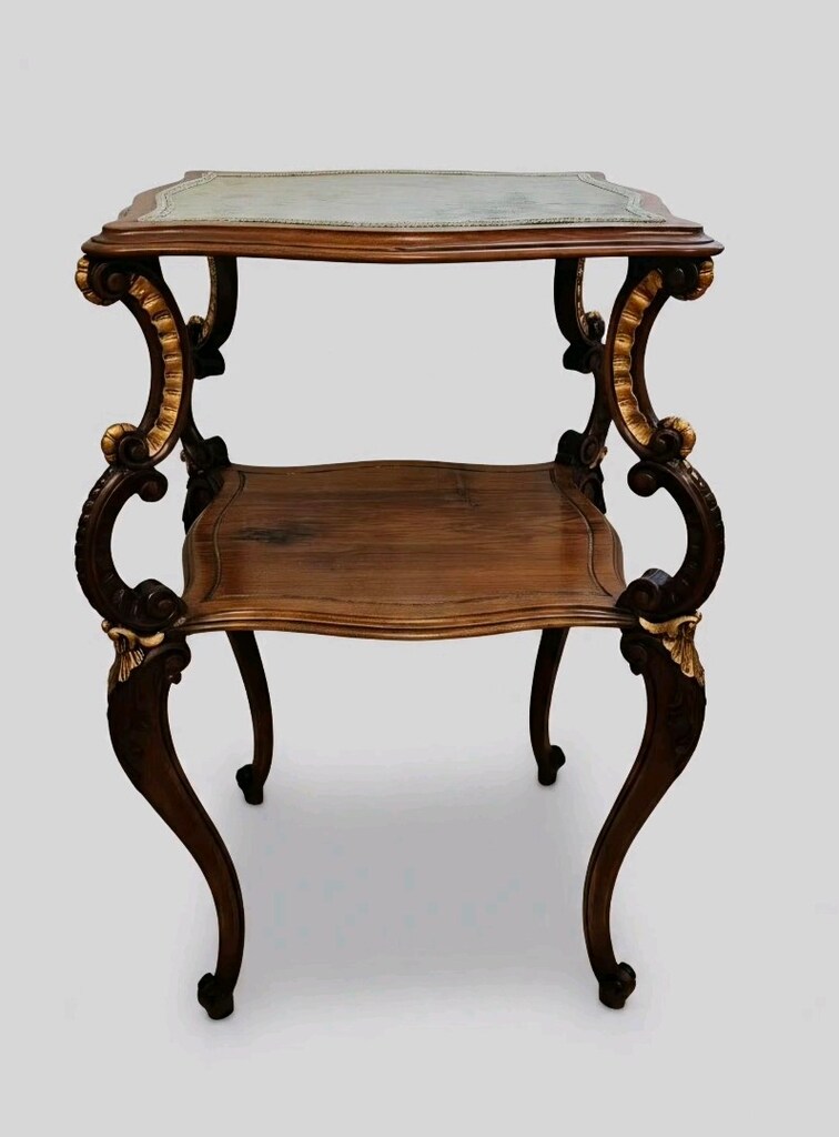 antika orjinal rococo dönen fransız takım - 5