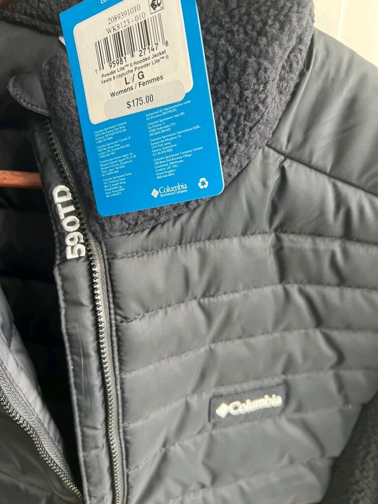Columbia Siyah Spor Mont / kolları polar — görsel 3/4