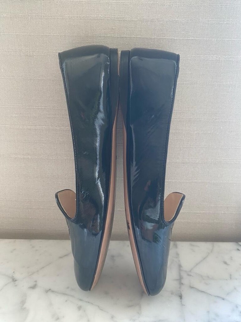 Prada 36,5 Siyah %100 Deri Babet - 4