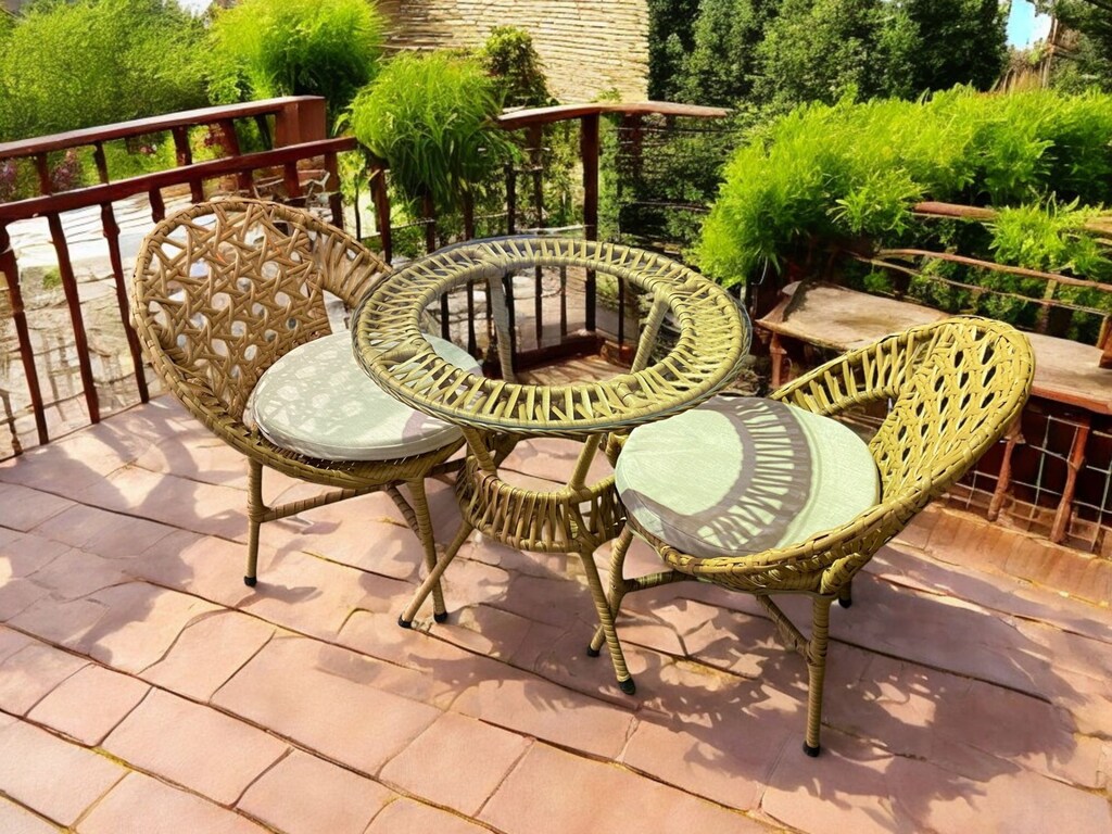 STAR 2'Lİ BALKON TAKIMI | RATTAN BALKON TAKIMI | BAHÇE TAKIMI - 2