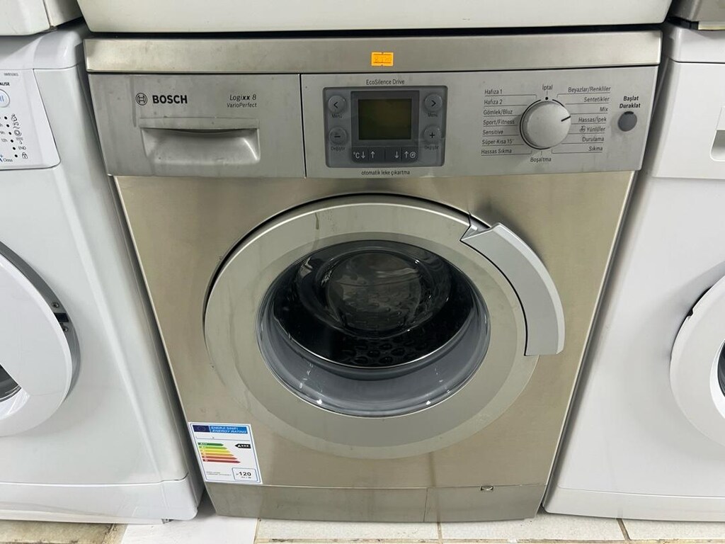 BOSCH INOX DİJİTAL 8 KG A+++ ENERJİ - 2