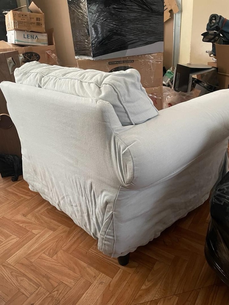 IKEA EKTORP Kilanda Açık Mavi Tekli Koltuk – Temiz & Konforlu - 3