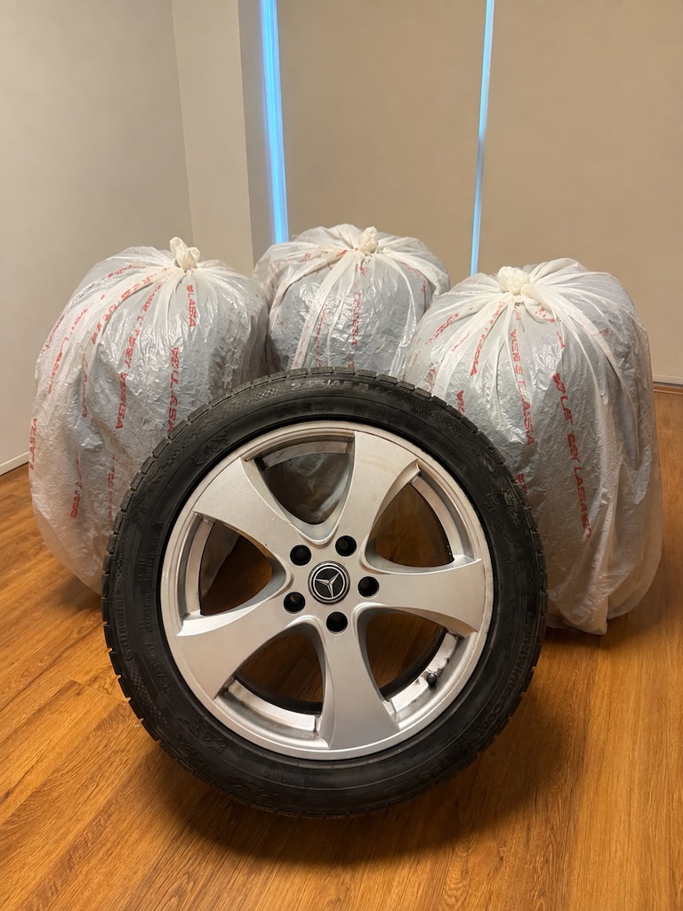 17" Jant ve Continental ContiWinterContact 245/45 R17 Lastik Takımı