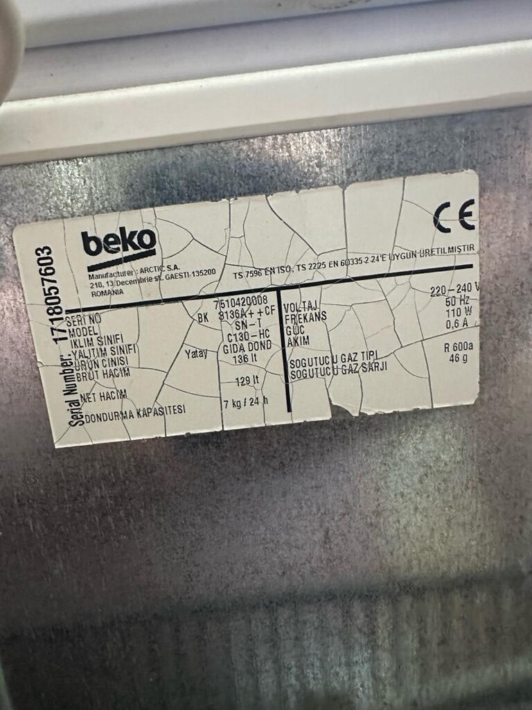 Beko Derin Dondurucu 2022 - 3