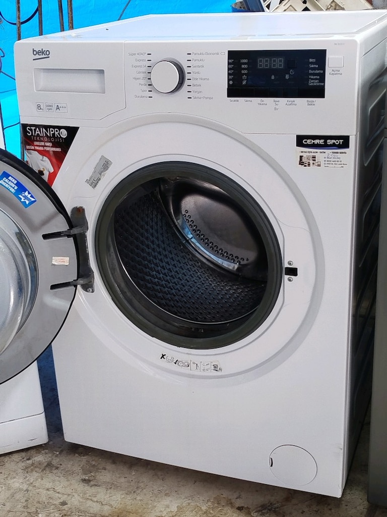 BEKO 8 KG ÇAMAŞIR MAKİNESİ İZMİR İÇİ 3 AY GARANTİMİZ VARDIR - 8