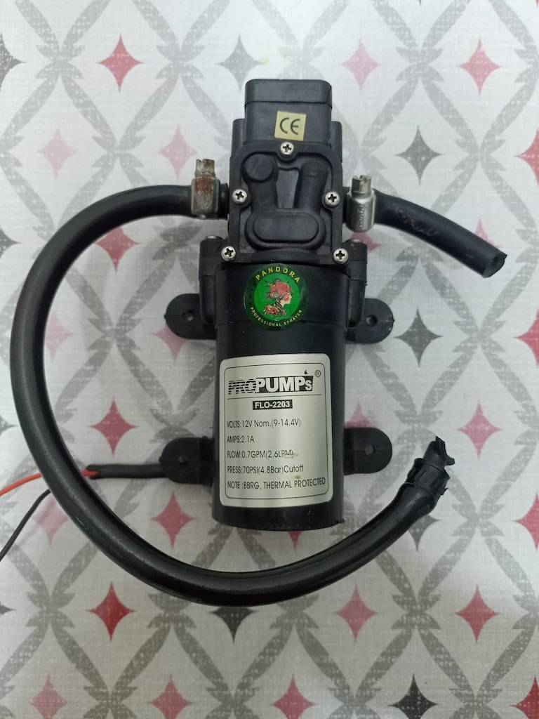 12 VOLT KARAVAN- TEKNE- BAĞ BAHÇE YÜKSEK BASINÇLI DİYAFRAM POMPASI - 2