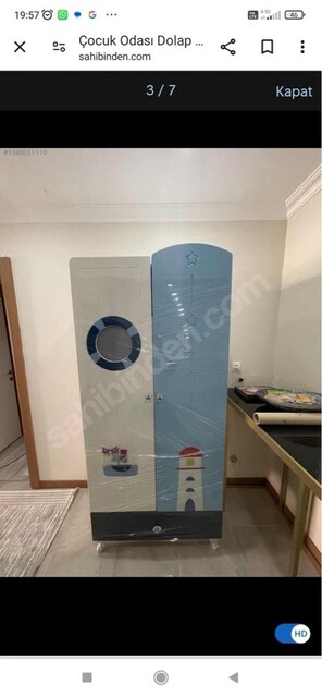 ÇOCUK GARDOLABI 2 kapaklı