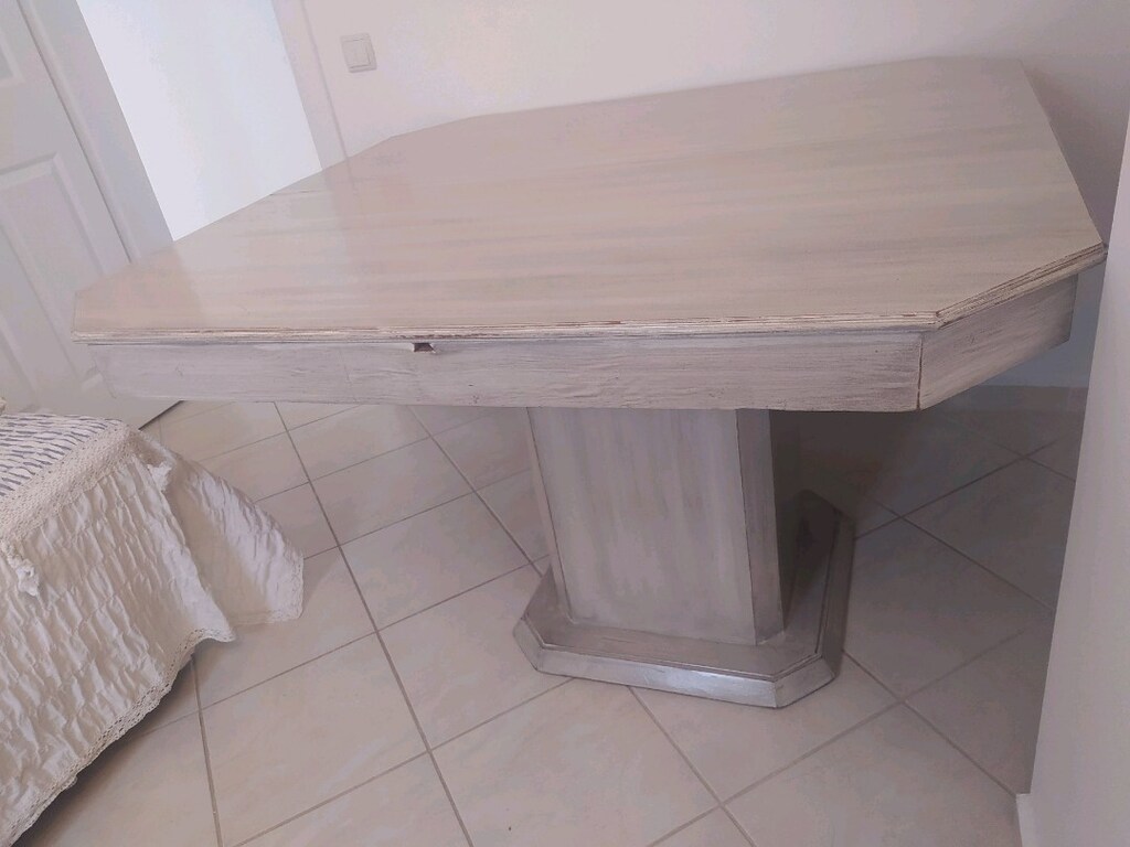kare masif yemek masası 8 kişilik - 2