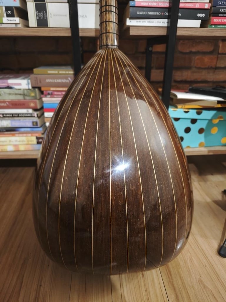 abanoz burgu , full gül ağacı lavta - 4