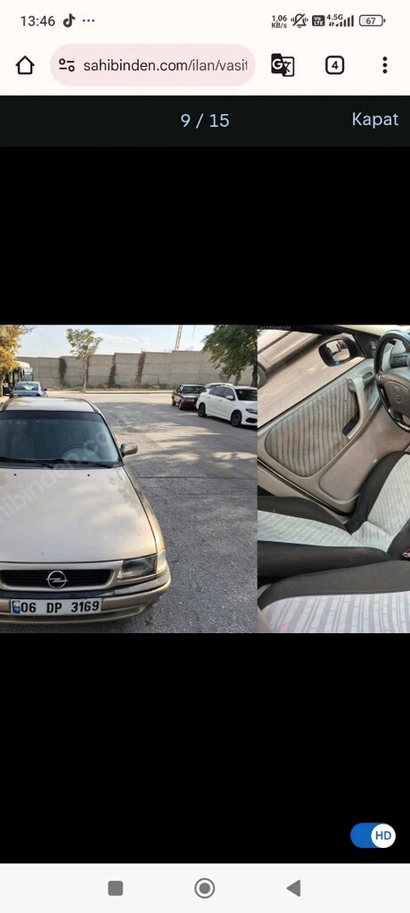 98 opel 1.6 227 bın de gls tam otomotık lpg - 3