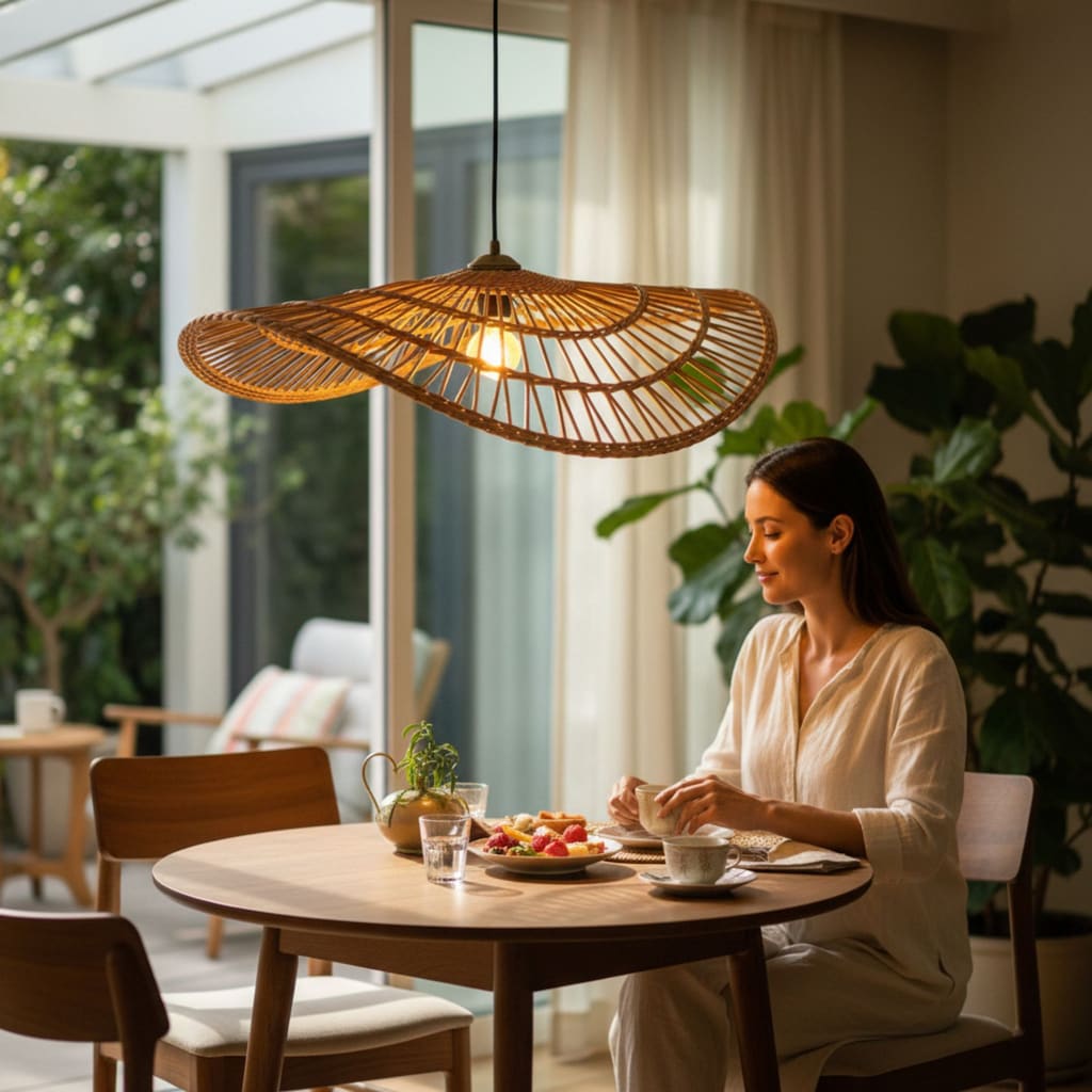 NATURA Rattan Avize 60-65 cm – Sıfır - 6