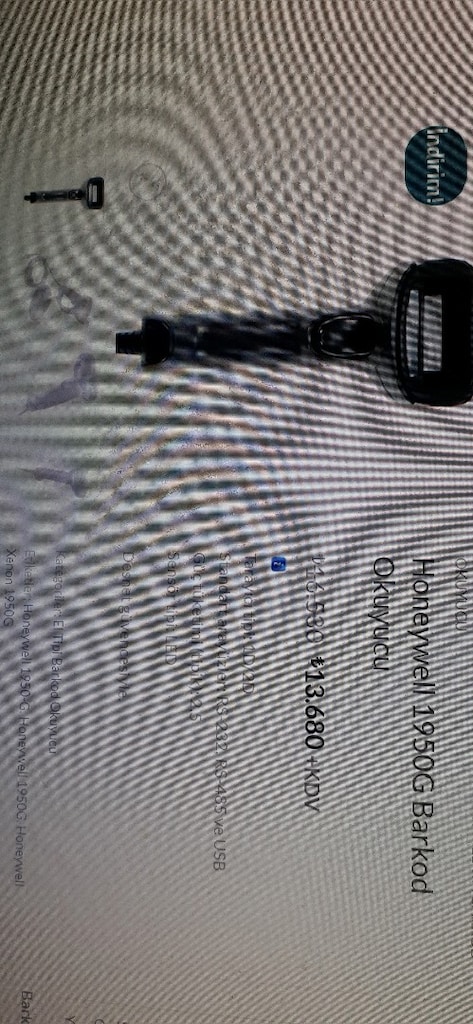 Honeywell Xeon 1950G Endüstriel Barkod Okuyucu 2D - 2