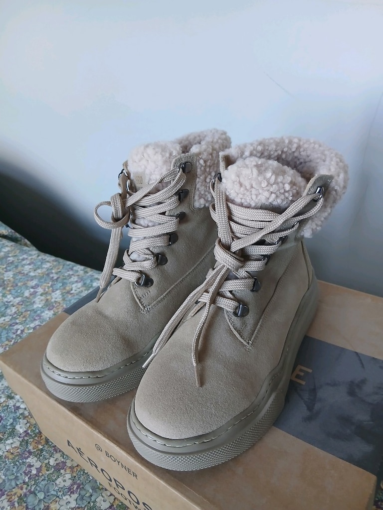 Aeropostale Deri+Tekstil Bejj Kadın Bot Cadız 38 numara - 4