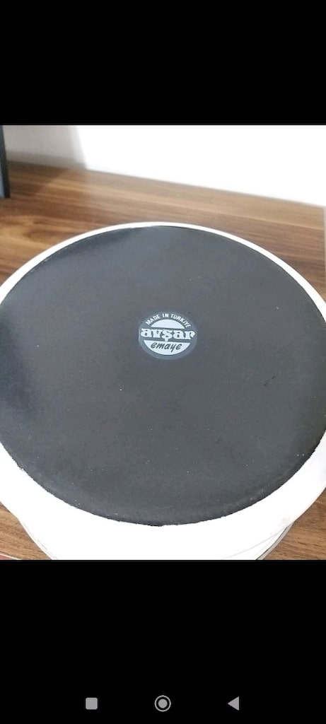 vintage büyük boy çinko tencere 26 cm - 6
