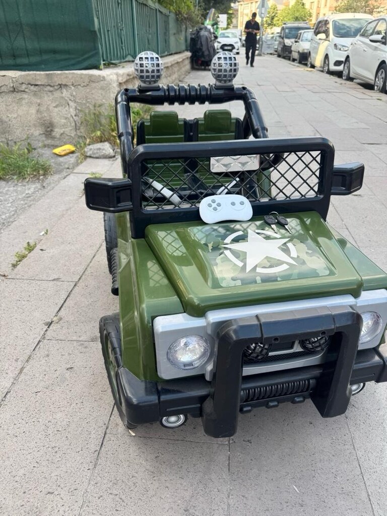 DAHA UYGUNA KİMSE SATAMAZSIFIR AKÜLÜ JEEP ÇİFT KİŞİLİK 12 VOLT KUMANDA - 7