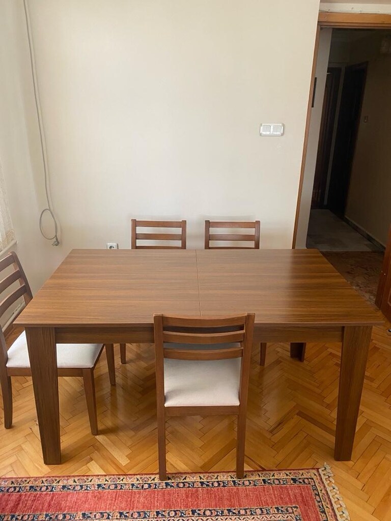 Tepe Home Orjinal Ceviz Yemek Masası - 2