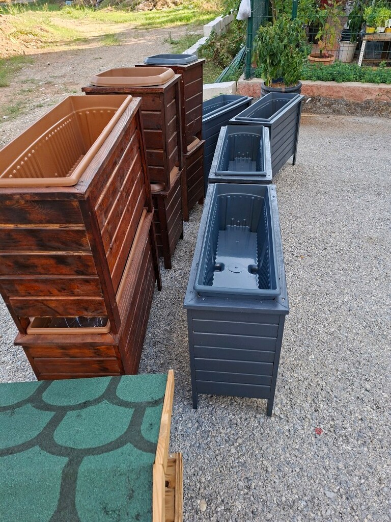 ahşap saksi - 2