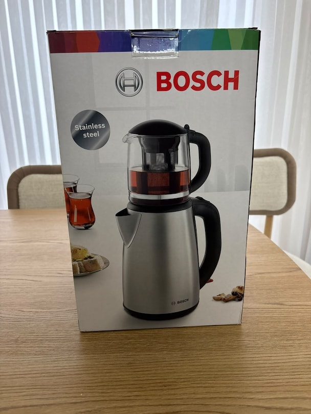 BOSCH TTA5603 Çelik Çay Makinesi 1800W Sıfır Ürün - 6