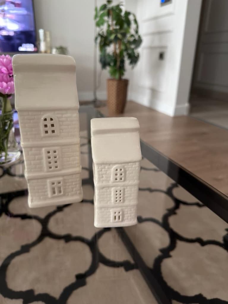 ikili seramik dekor ev mumluk - 4