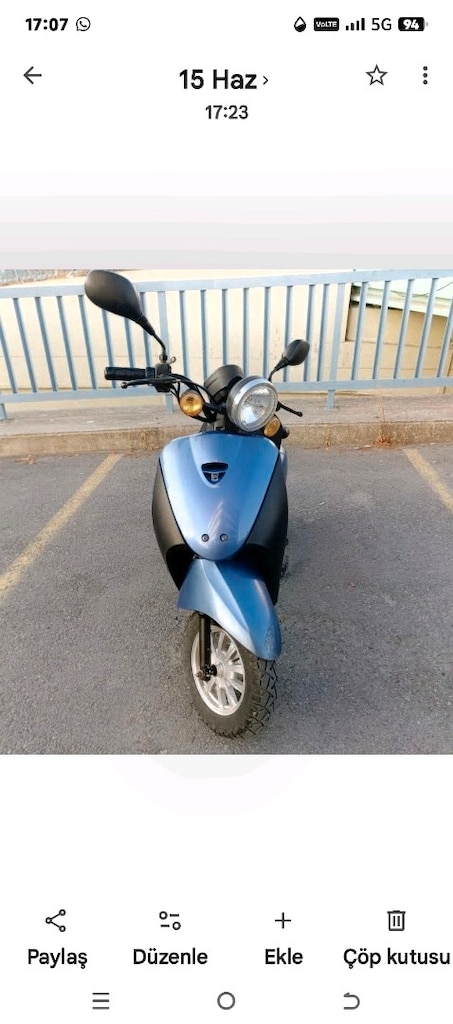 ELEKTİRİKLİ SCOOTER İŞE GİDİP GELMEK İÇİN İDEAL EKONOMİK MUAYENE VAR - 5
