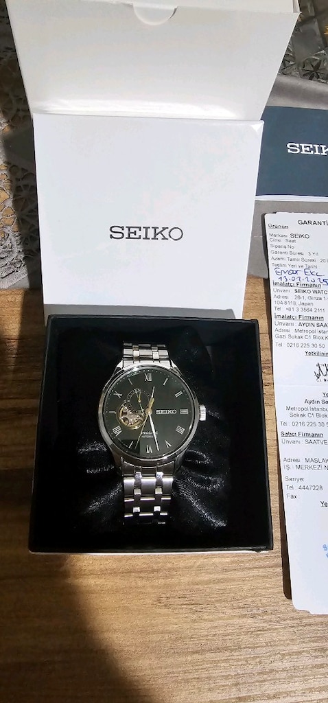 Seiko Presage Automatic Saat 10 defa bile takılmadı sıfır ayarında - 9