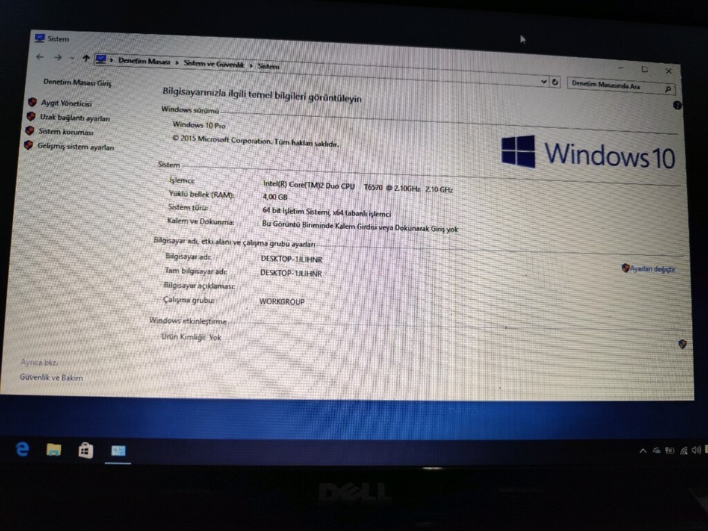 Dell leptop özellikleri Fotoda Mevcut - 6