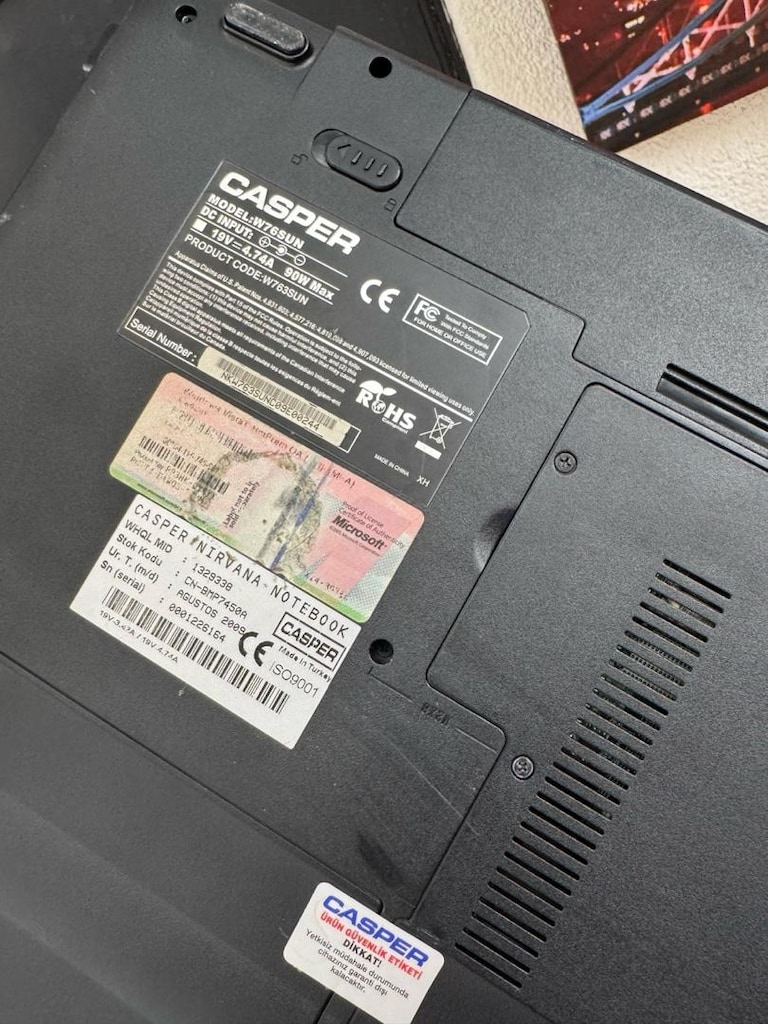 Casper Nirvana 4GB RAM Core 2 Duo Laptop + Çanta Hediyeli - 3