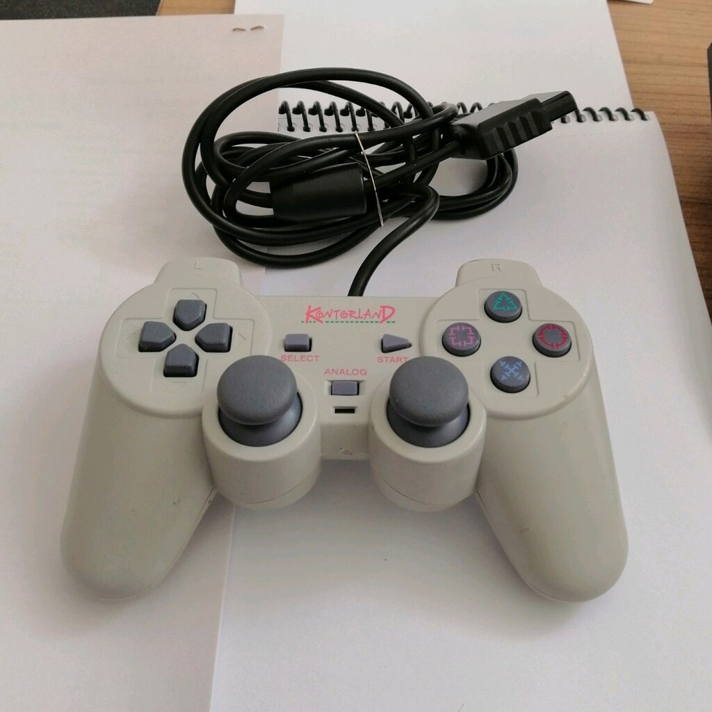 Sony PlayStation 2 (PS2) uyumlu KontorLand Kablolu Oyun Joystick - 3