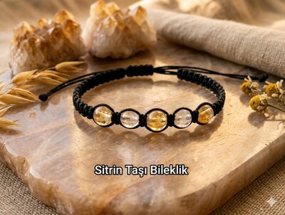Sitrin Taşı Bileklik