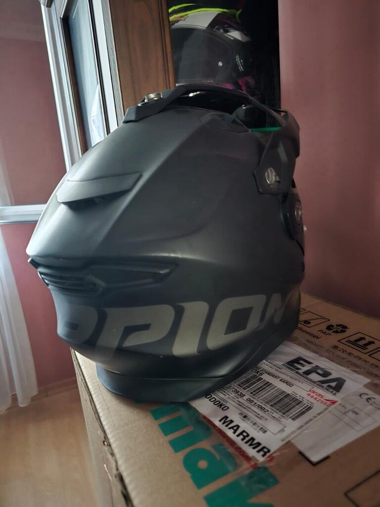 Scorpion Siyah Erkek Kask - 7