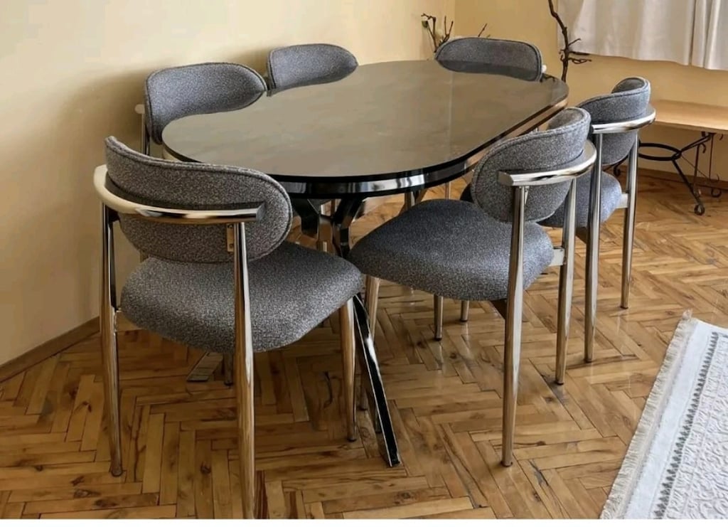 Bohem 6 Kişilik Masa Sandalye Takımı – Şık ve Modern Yemek Masası - 5