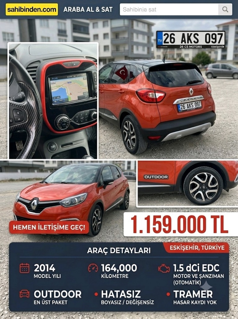 2014 Renault captur 1.5 dci otamatik - 3