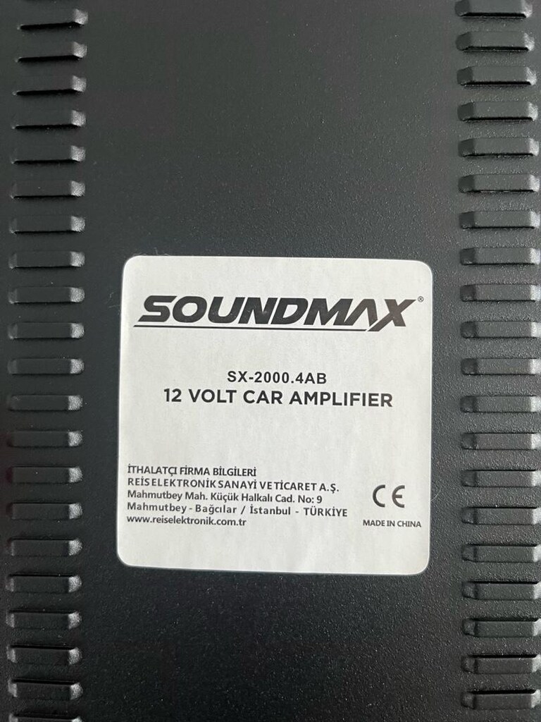Soundmax stero 3000. wat 4 kanal amfi - 3