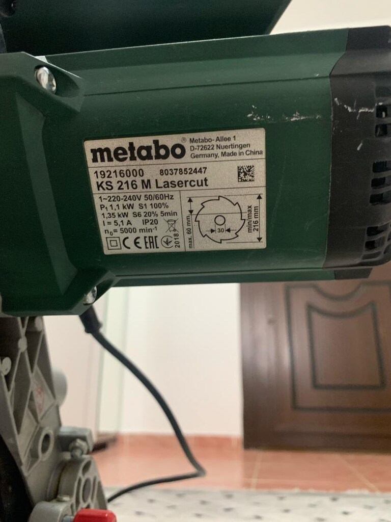 METABO 19216000 KS 216 M Lasercut Profil Kesme - 4