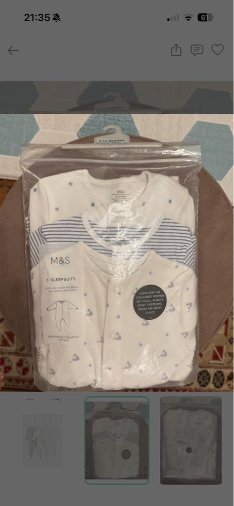 Marks & Spencer 3lü tulum sıfır - 2
