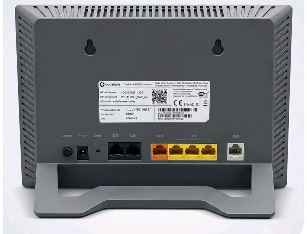 Temiz Vodafone H 500-s VDSL/ADSL/Fiber Modem + Orijinal Adaptör - 7