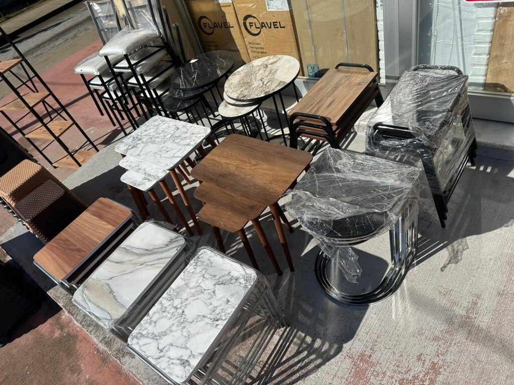 Sıfır ürün sehpa çeşitleri. Zigon sehpa takım - 2