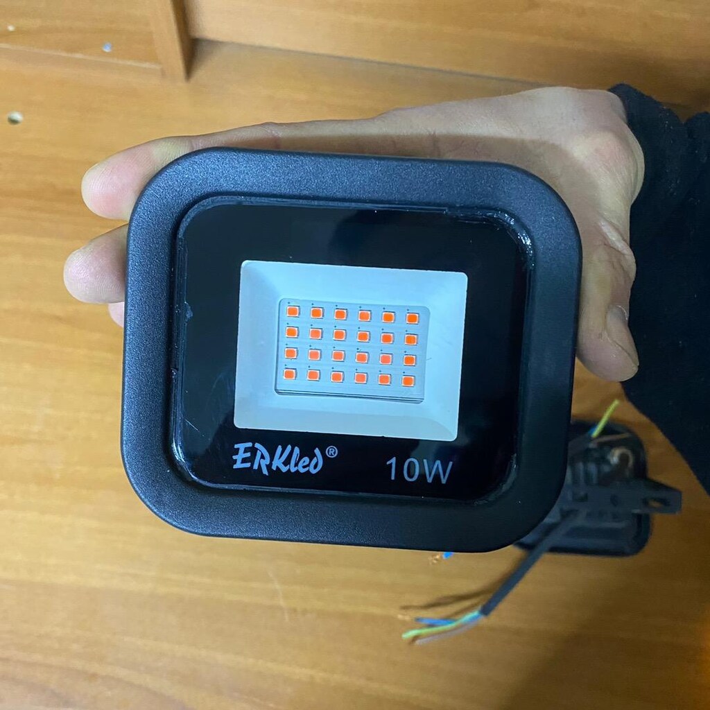 Erkled 10w projektör beyaz mavi kırmızı - 7