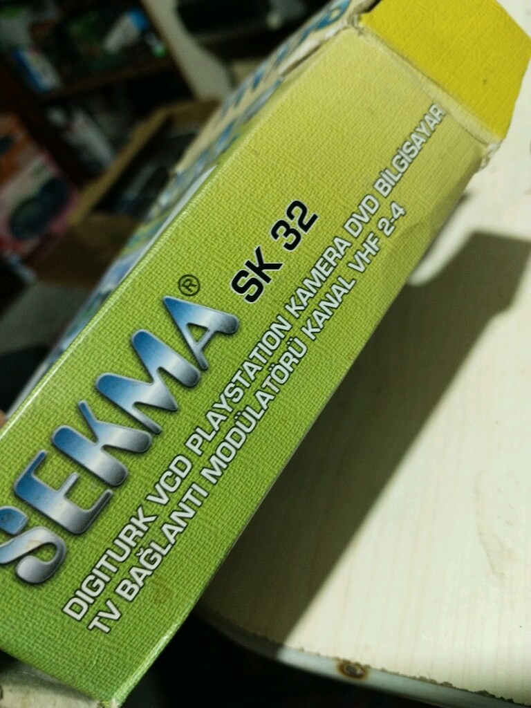 YENİ KUTUSUNDA SEKMA - SK 32 MODEL NUMARALI RF TELEVİZYON MODÜLATÖRÜ - 4